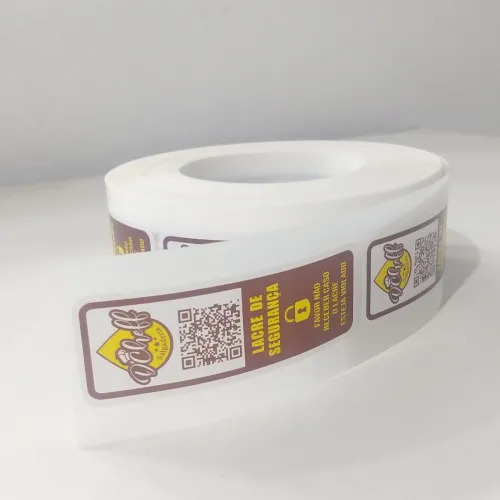 Lacres adesivos de segurança personalizados - 2 Cores - Tamanho 3,5x10cm - Image 7