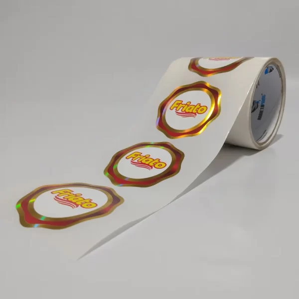 Rótulos Bopp com acabamento Hot Stamping Personalizados 7x7 - Image 5